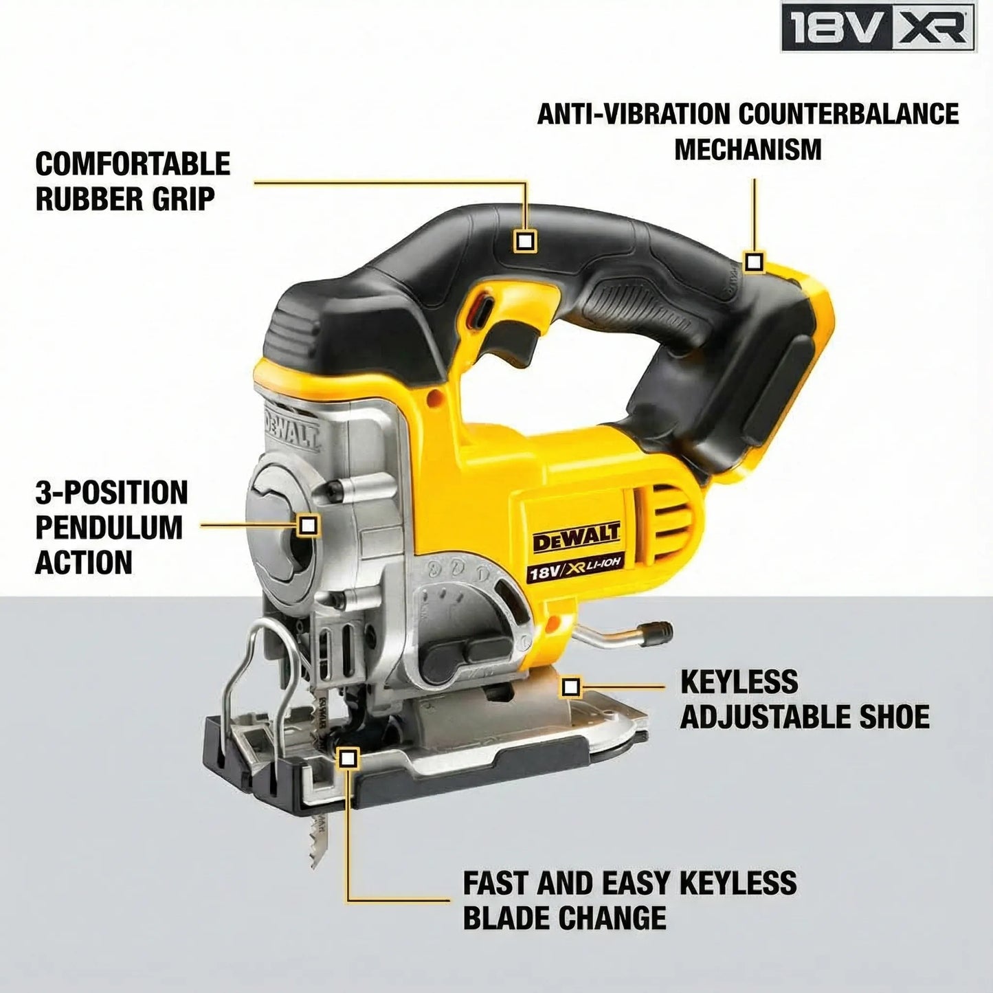 XR 18V Reciprocating Saw DCS331M2-QW