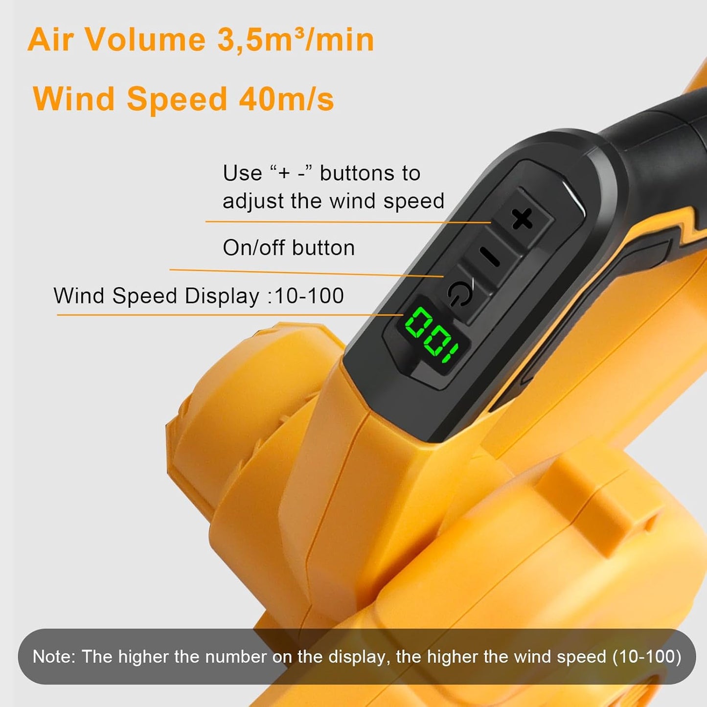 XR 18V Compatible Battery Blower